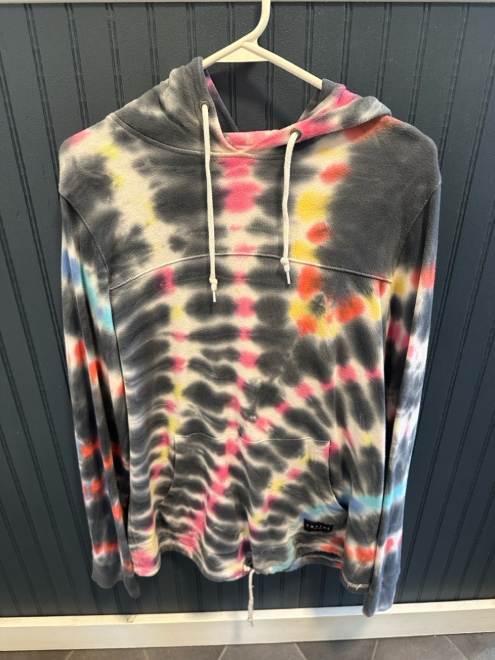 Empyre Tie-Dye hoodie  in Pink and Gray